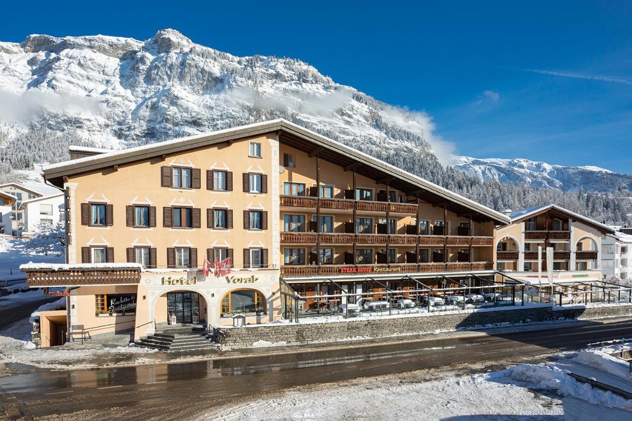 Hotel Vorab - Kulinarische Vielfalt Flims Exterior foto